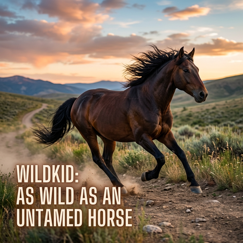 As wild as an untamed horse
