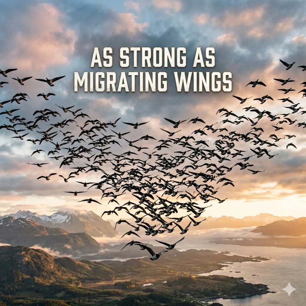  As Strong as Migrating Wings