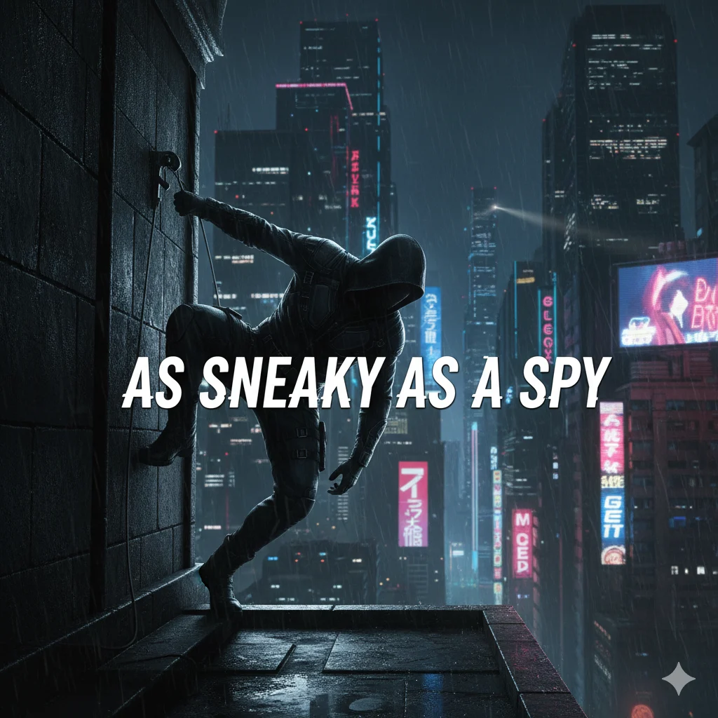 As sneaky as a spy