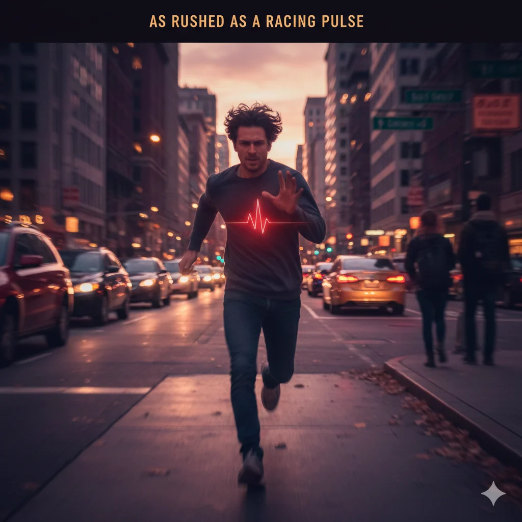 As rushed as a racing pulse