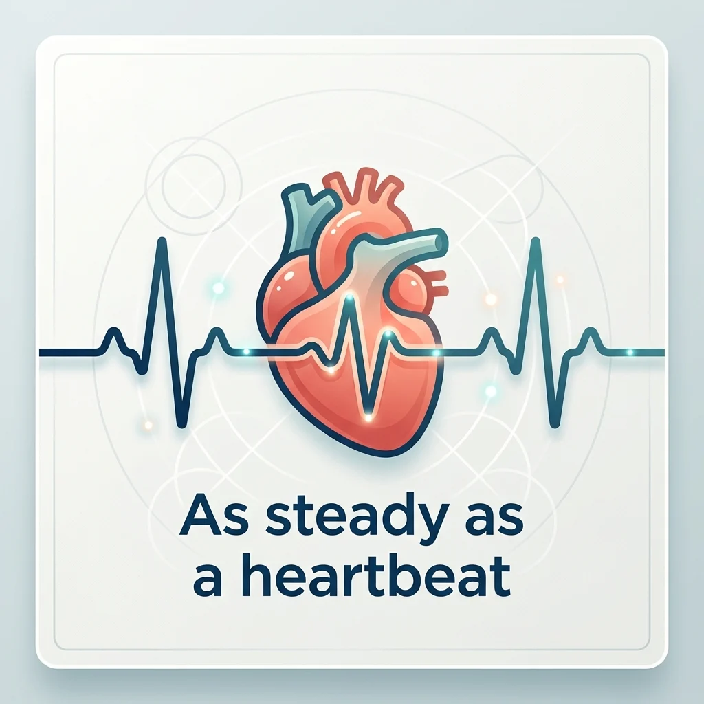 As steady as a heartbeat