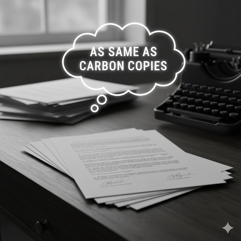 As Same as Carbon Copies