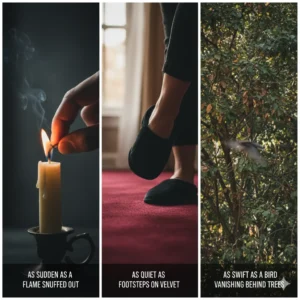 Similes for Disappearing