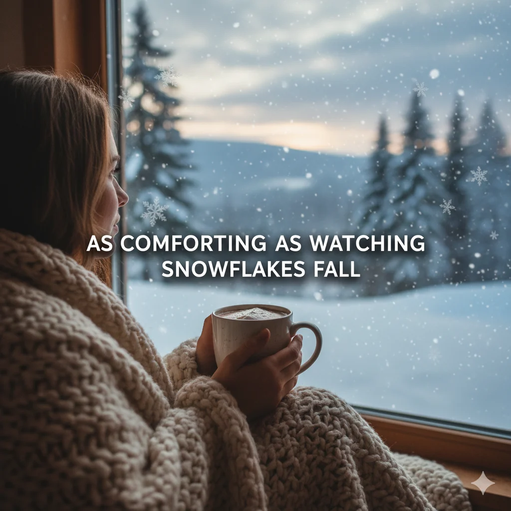 As comforting as watching snowflakes fall