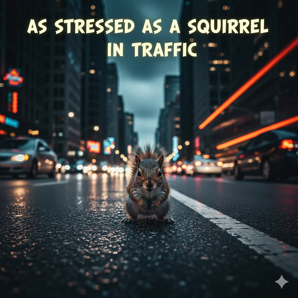 As Stressed as a Squirrel in Traffic