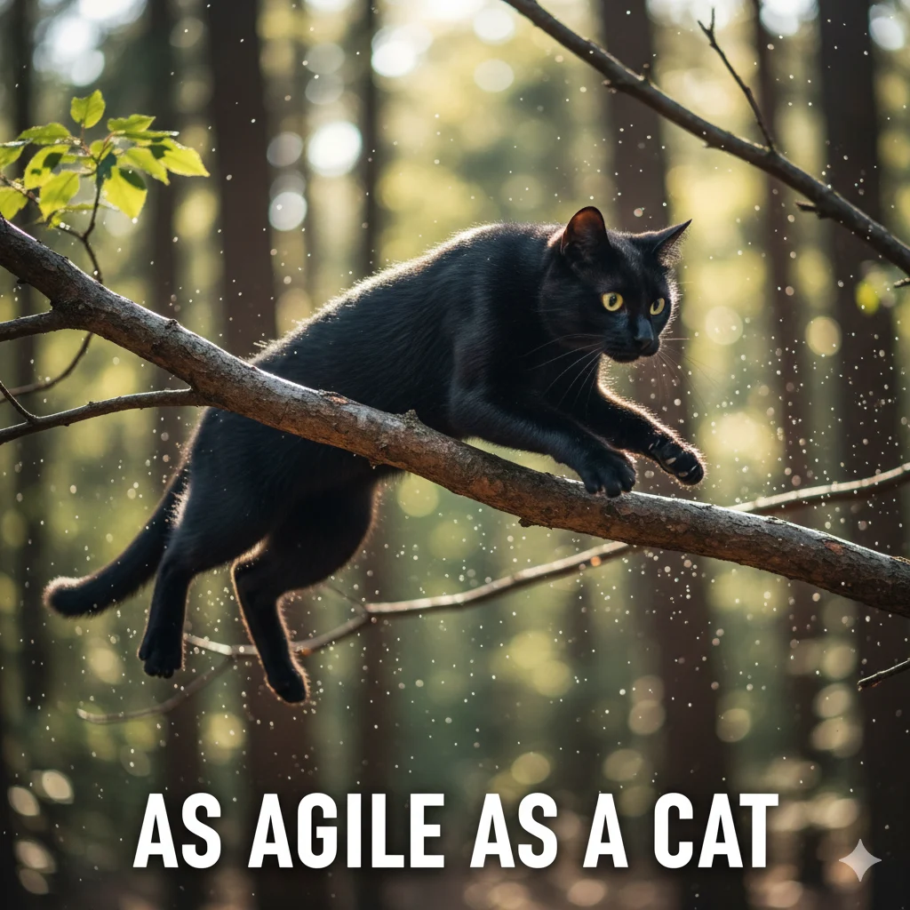 As agile as a cat