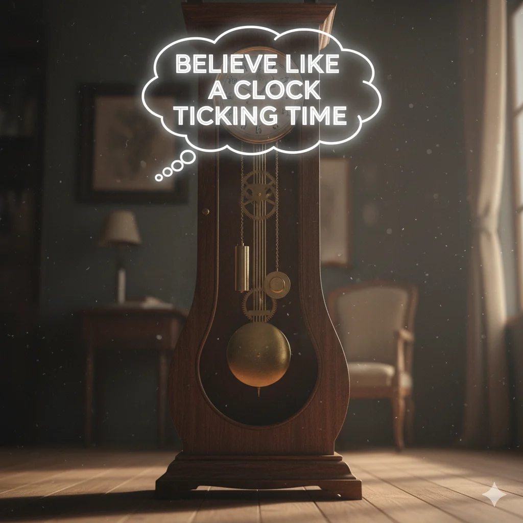 Believe like a Clock Ticking Time