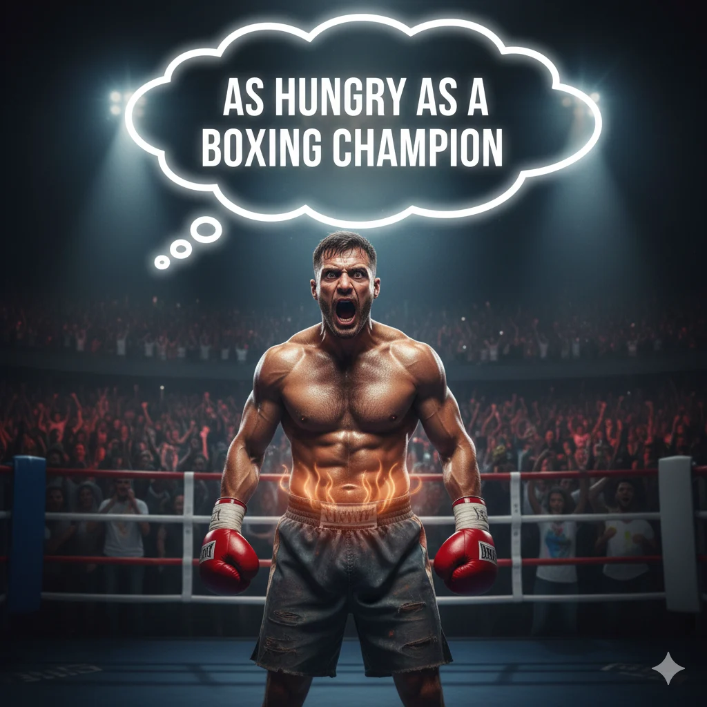 As Hungry as a Boxing Champion
