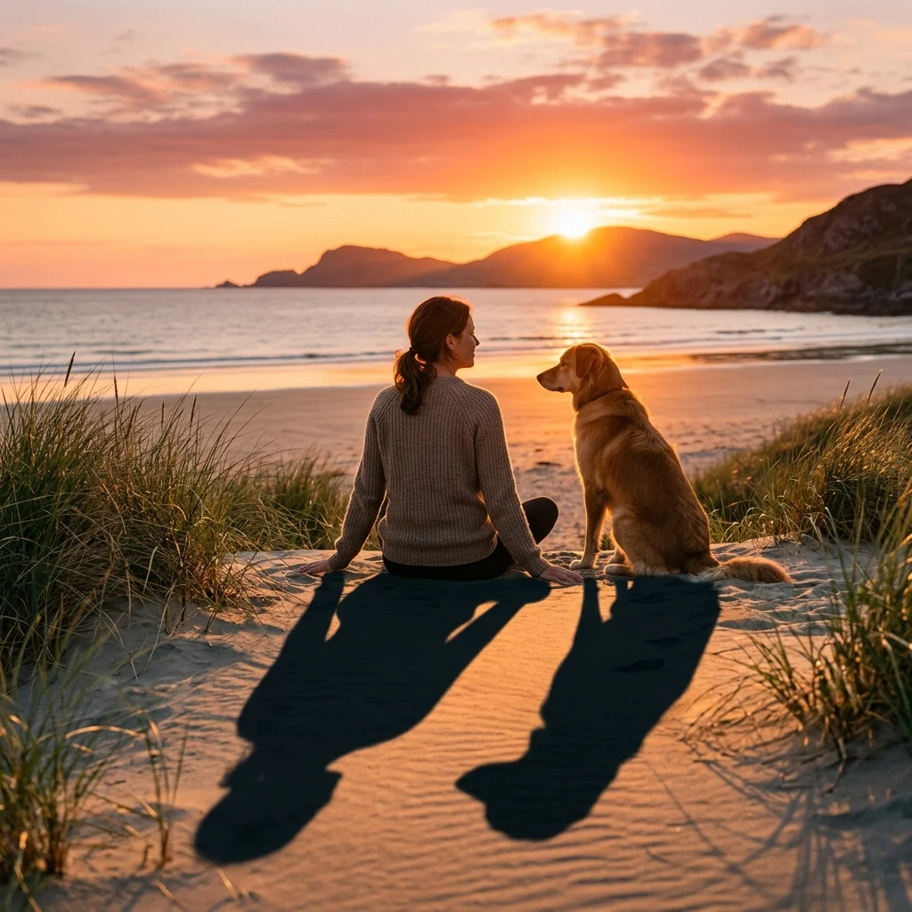 As loyal as shadows at sunset