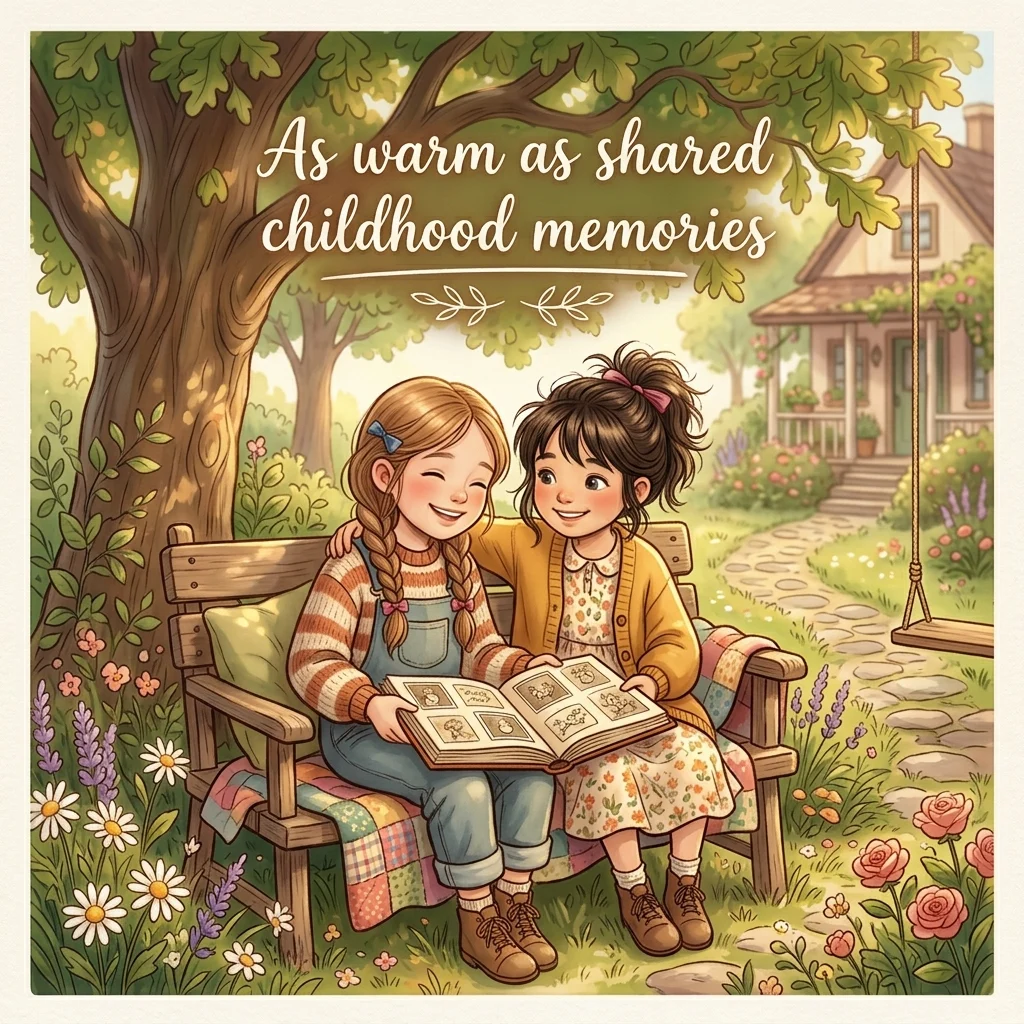 As warm as shared childhood memories 