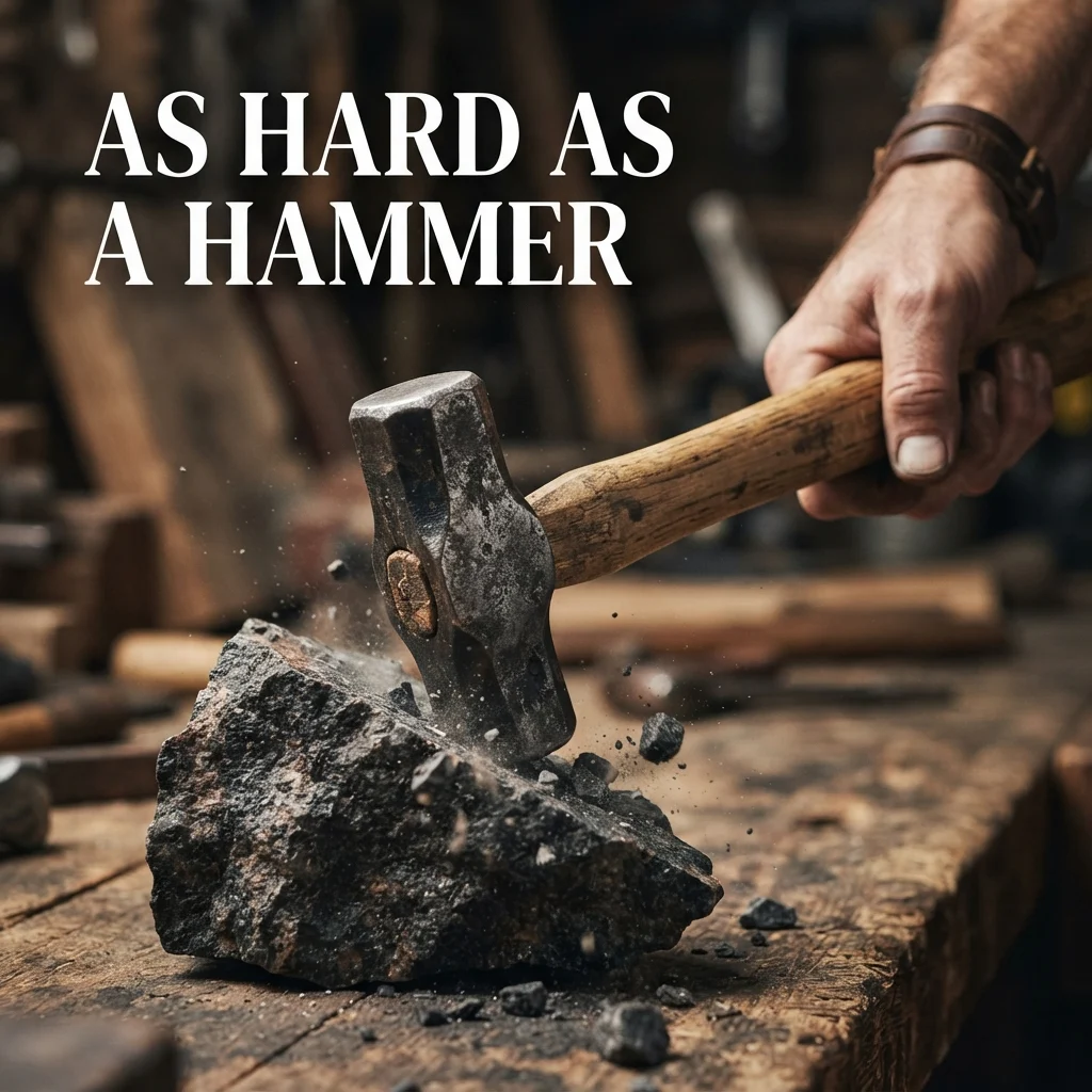 As hard as a hammer
