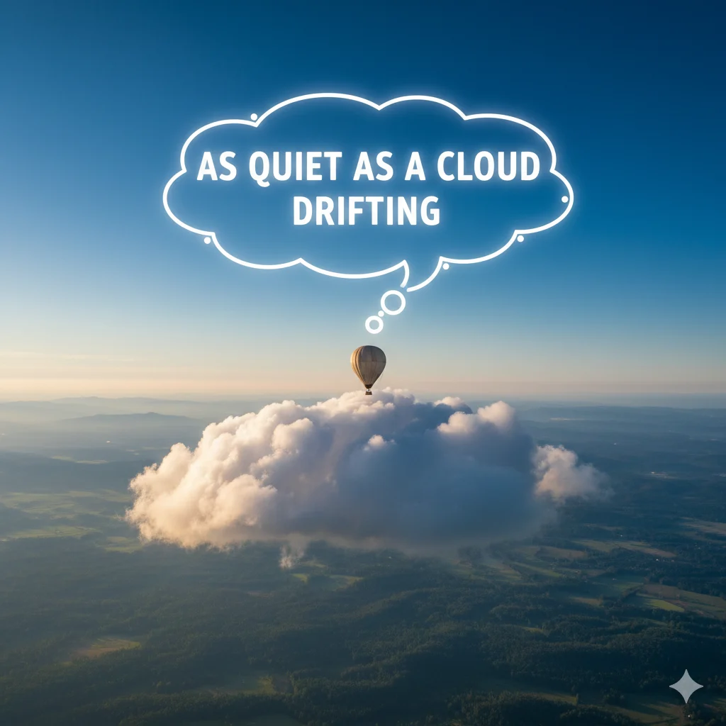As Quiet as a Cloud Drifting