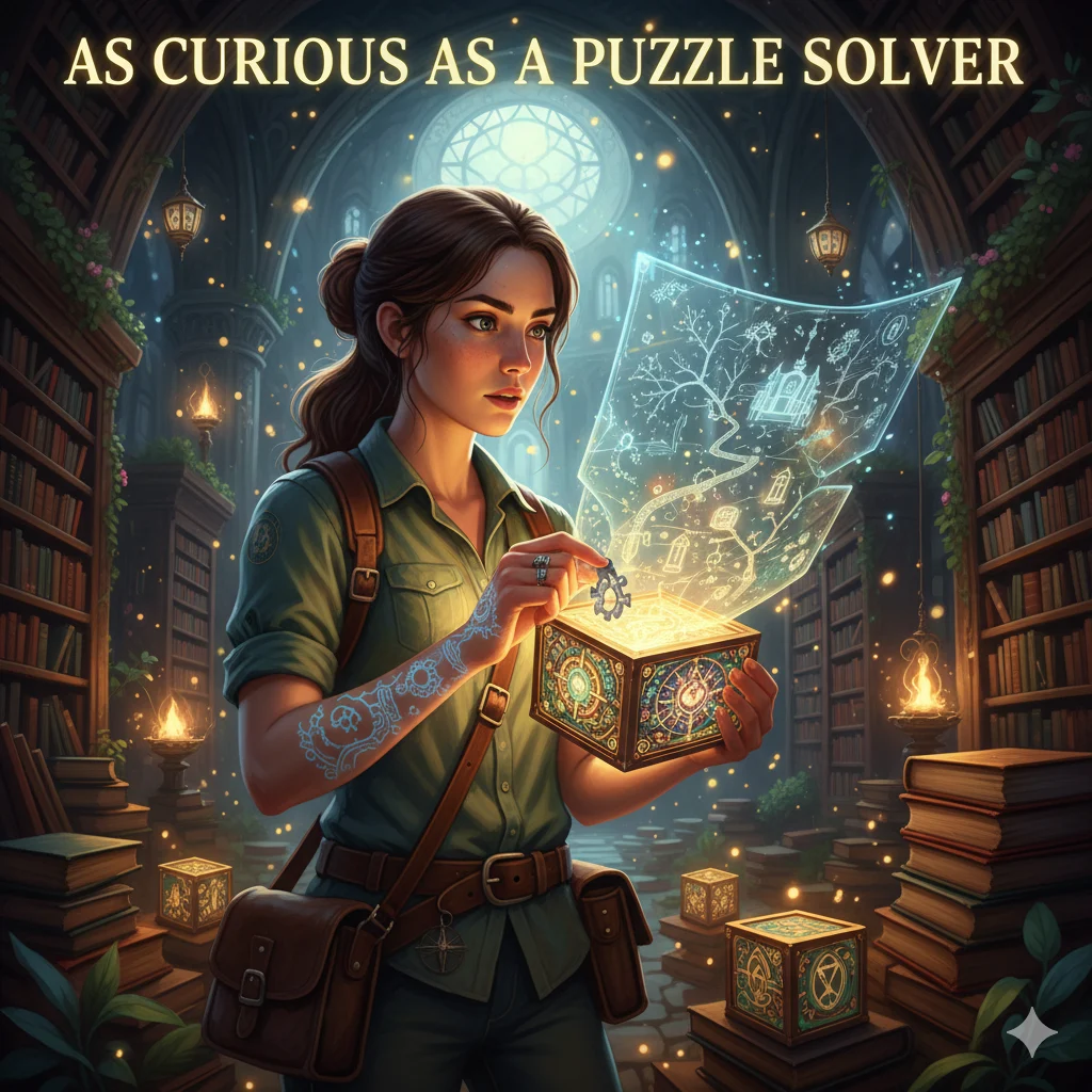 As Curious as a Puzzle Solver