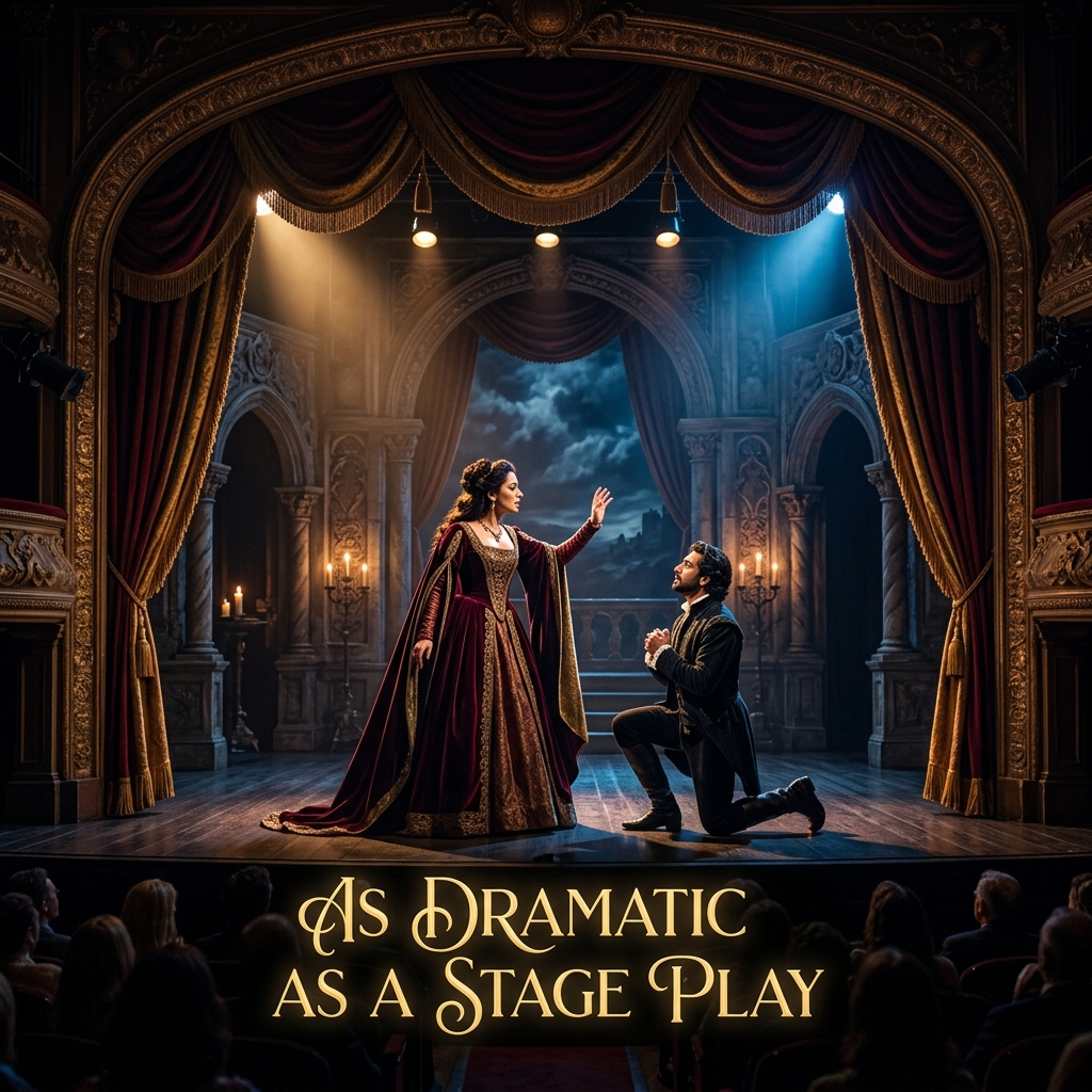 As dramatic as a stage play