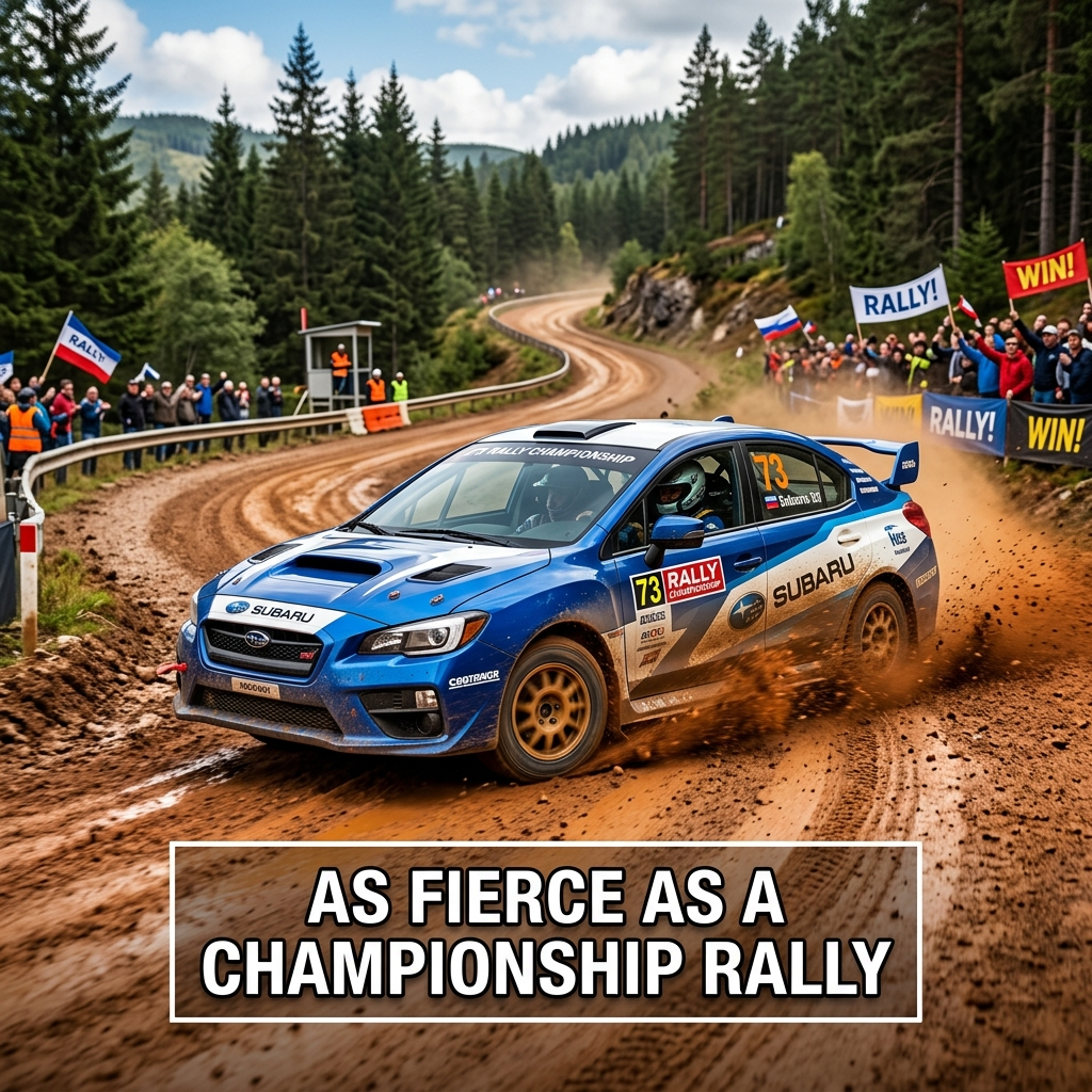 As fierce as a championship rally
