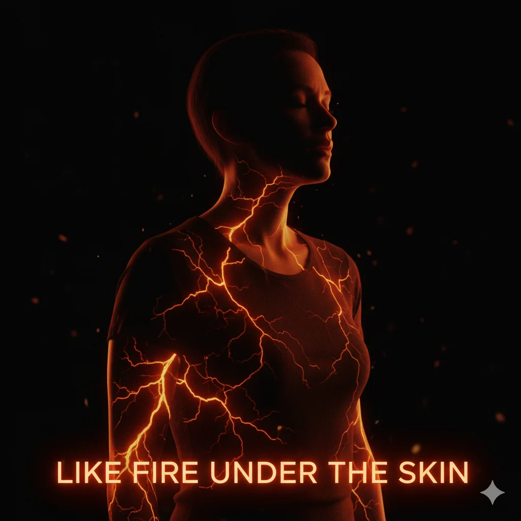 Like fire under the skin
