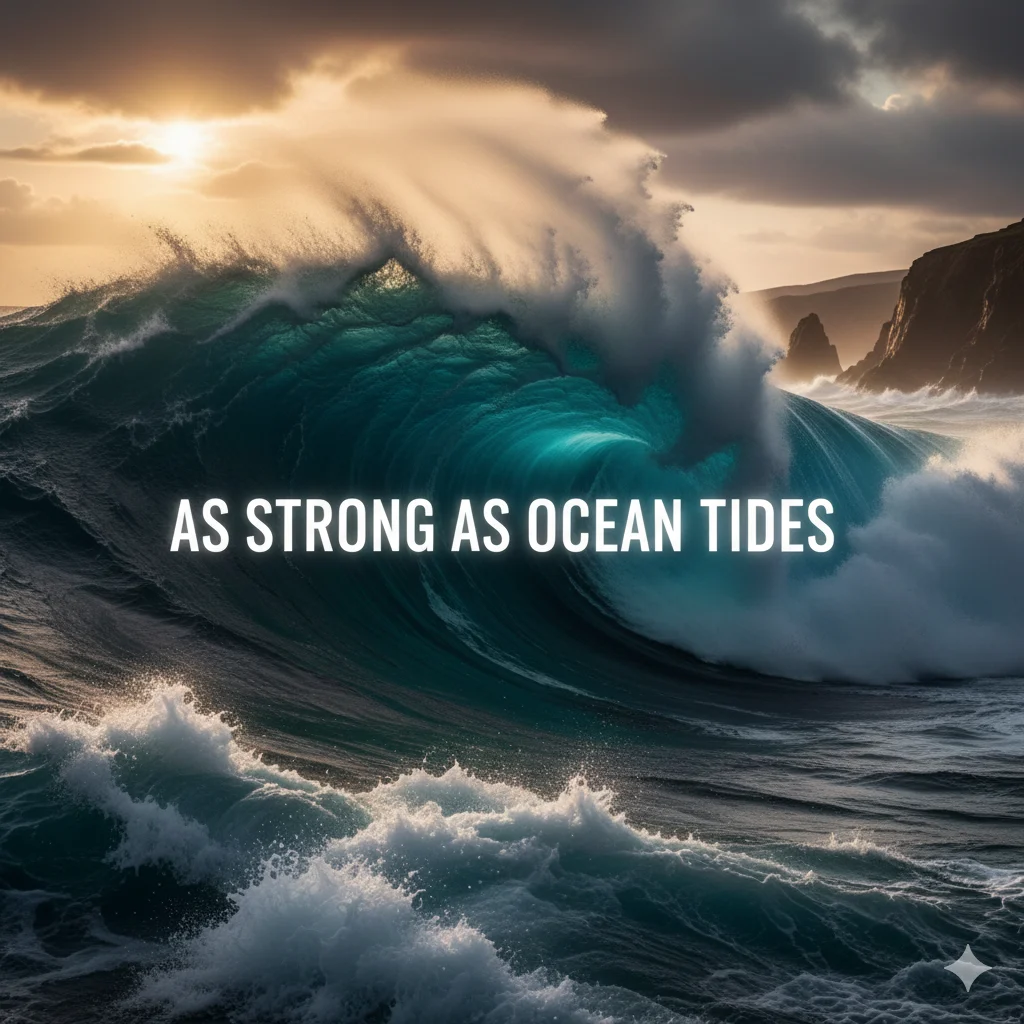 As strong as ocean tides 