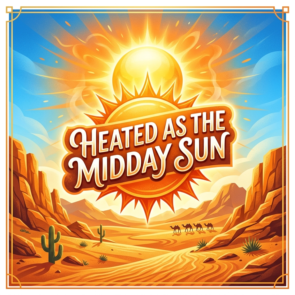 As heated as the midday sun