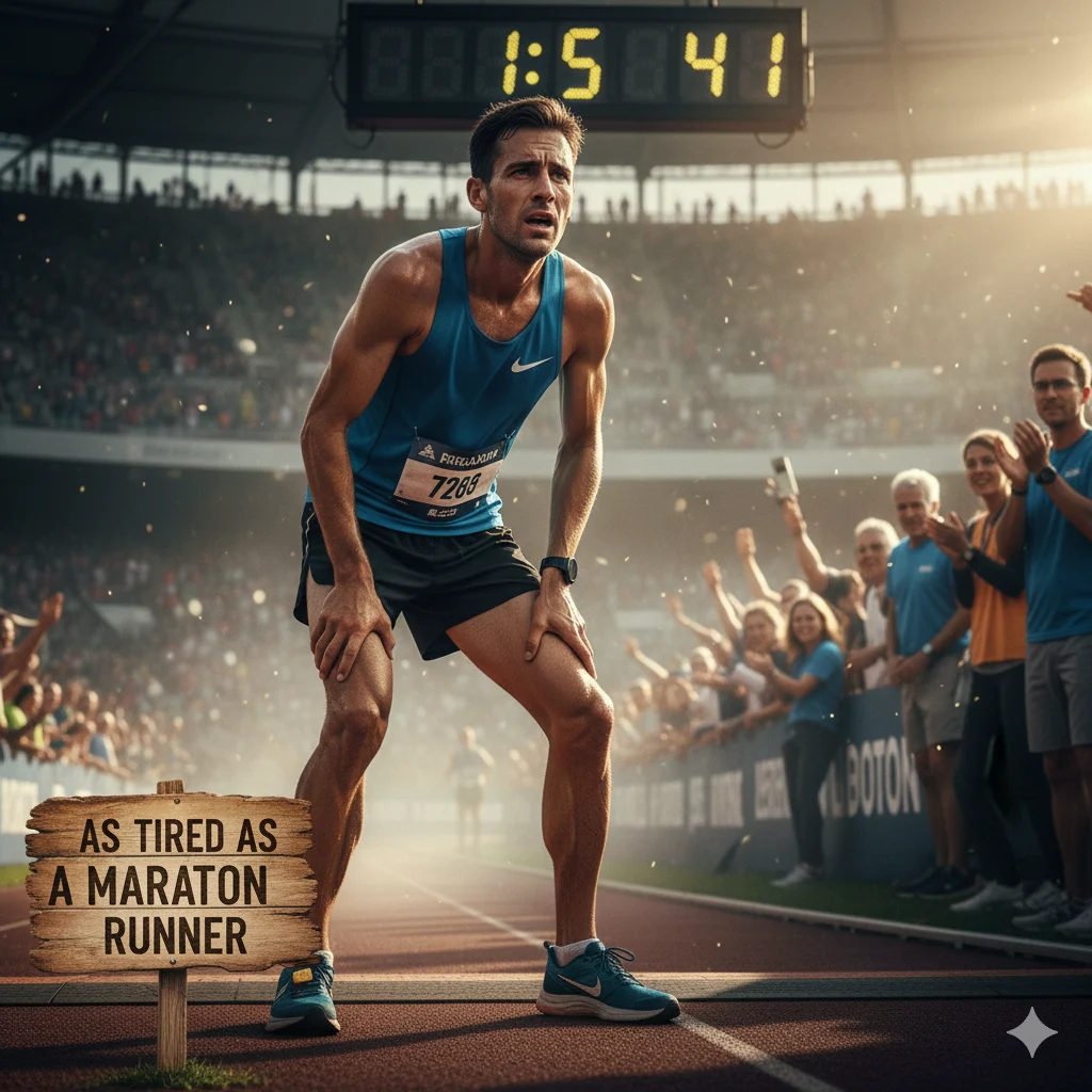 As Tired as a Marathon Runner