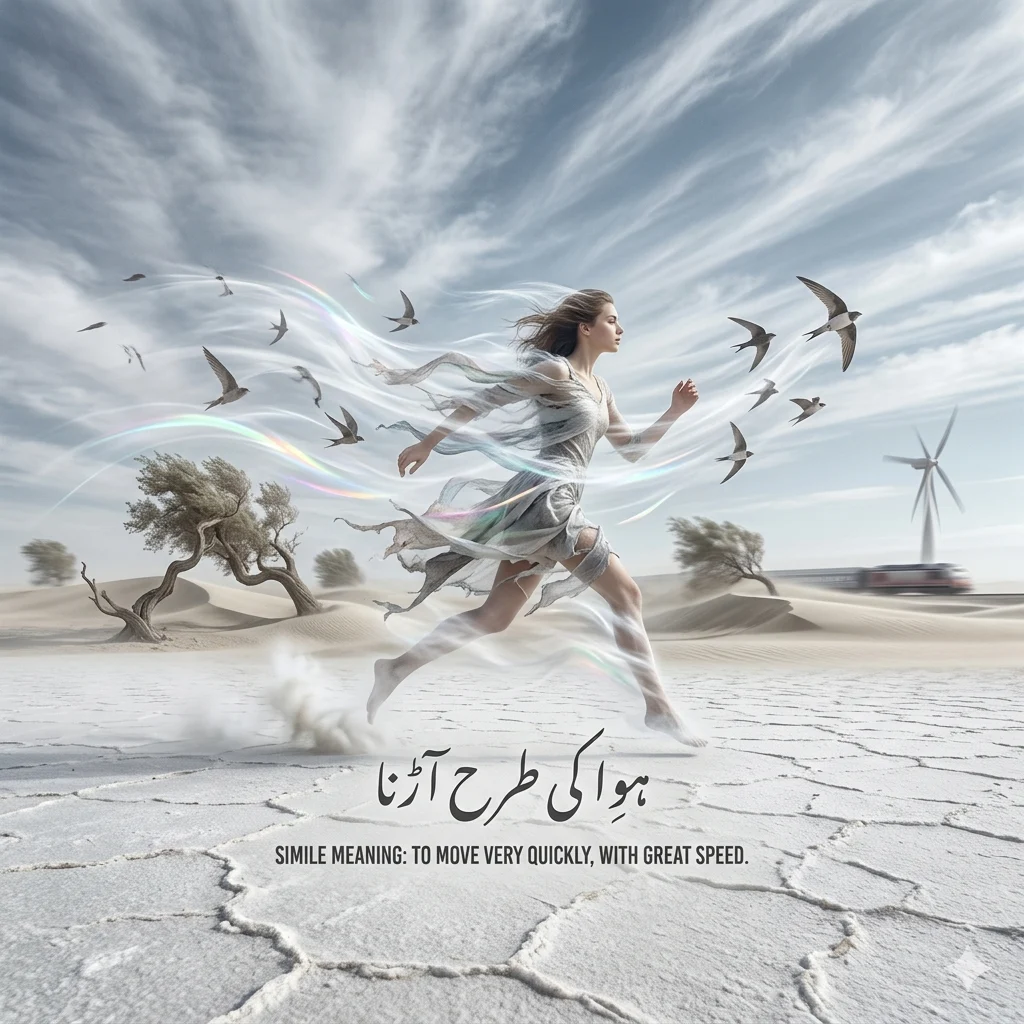  fly like the wind simile meaning