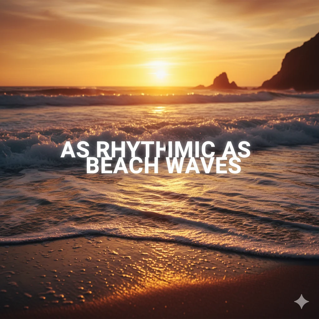 As Rhythmic as Beach Waves 