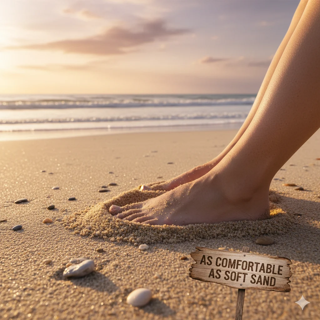 As Comfortable as Soft Sand