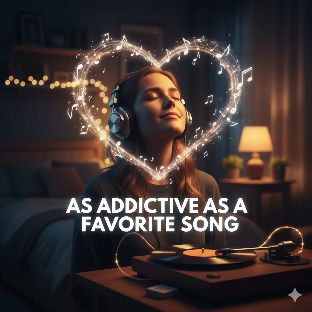 As addictive as a favorite song