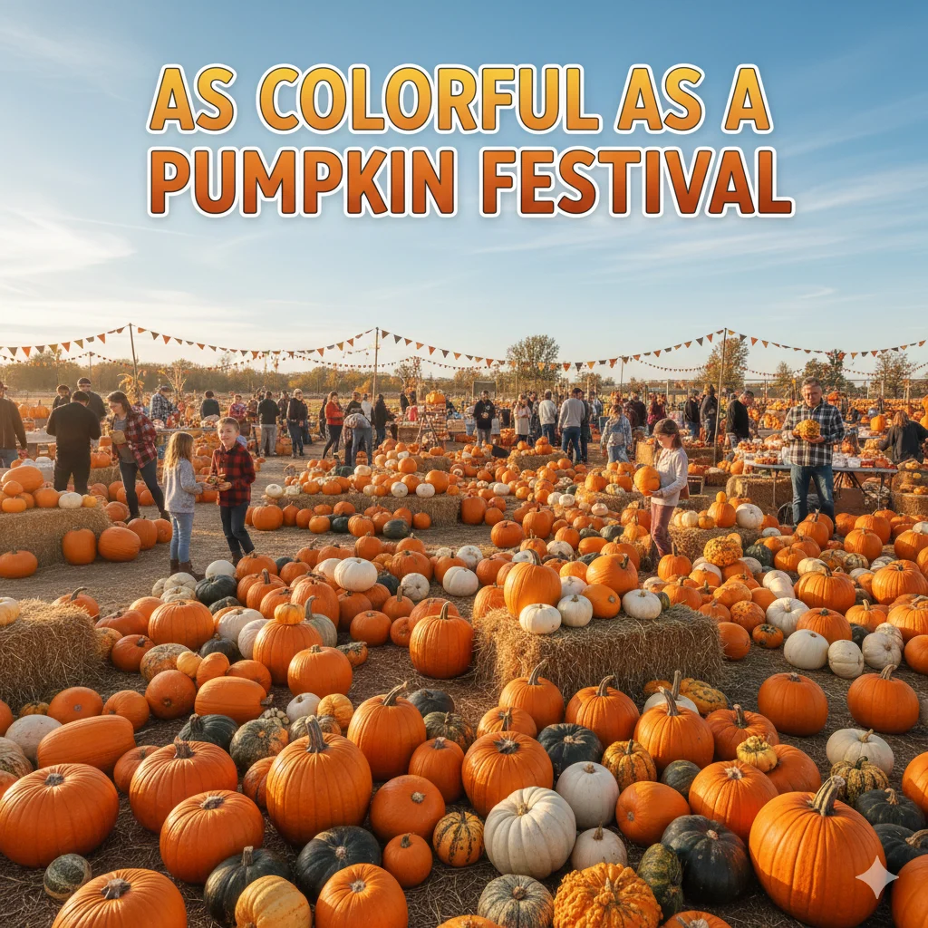 As Colorful as a Pumpkin Festival