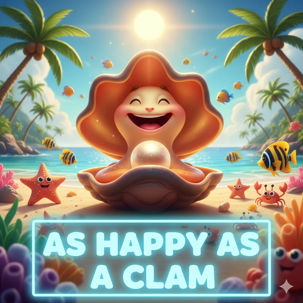 As happy as a clam