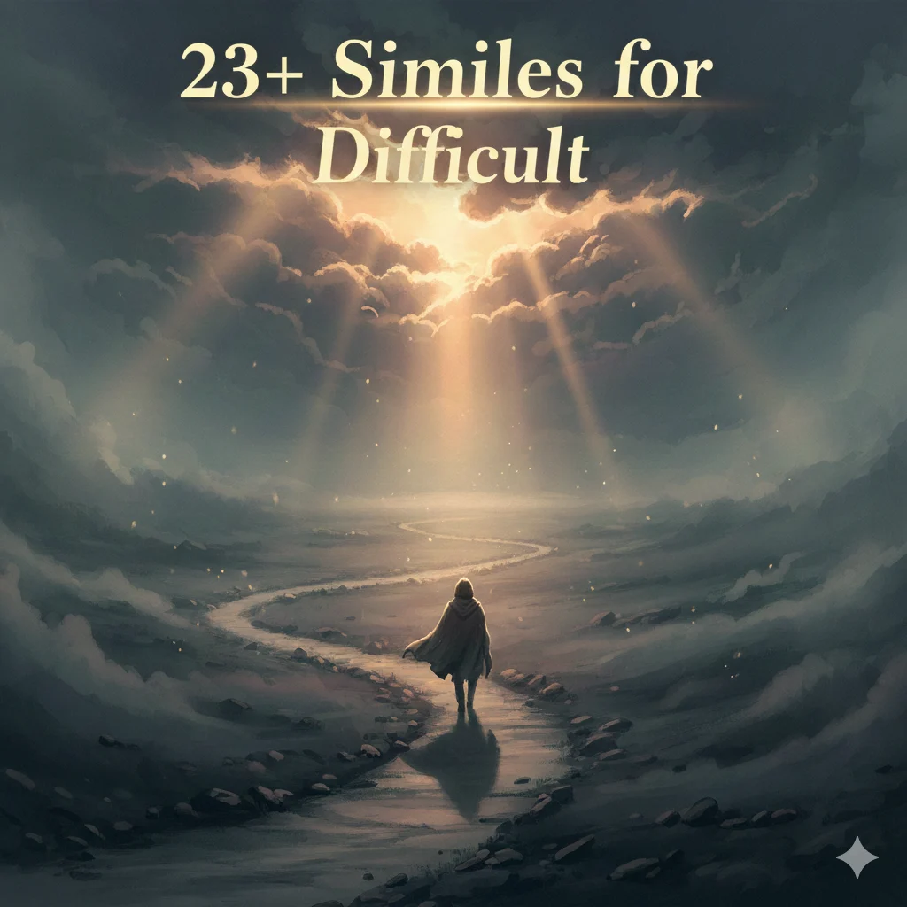 Similes for Difficult