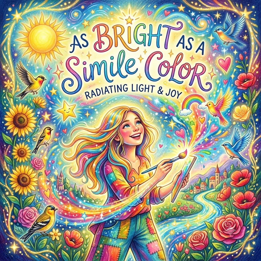 As Bright as a Simile Color