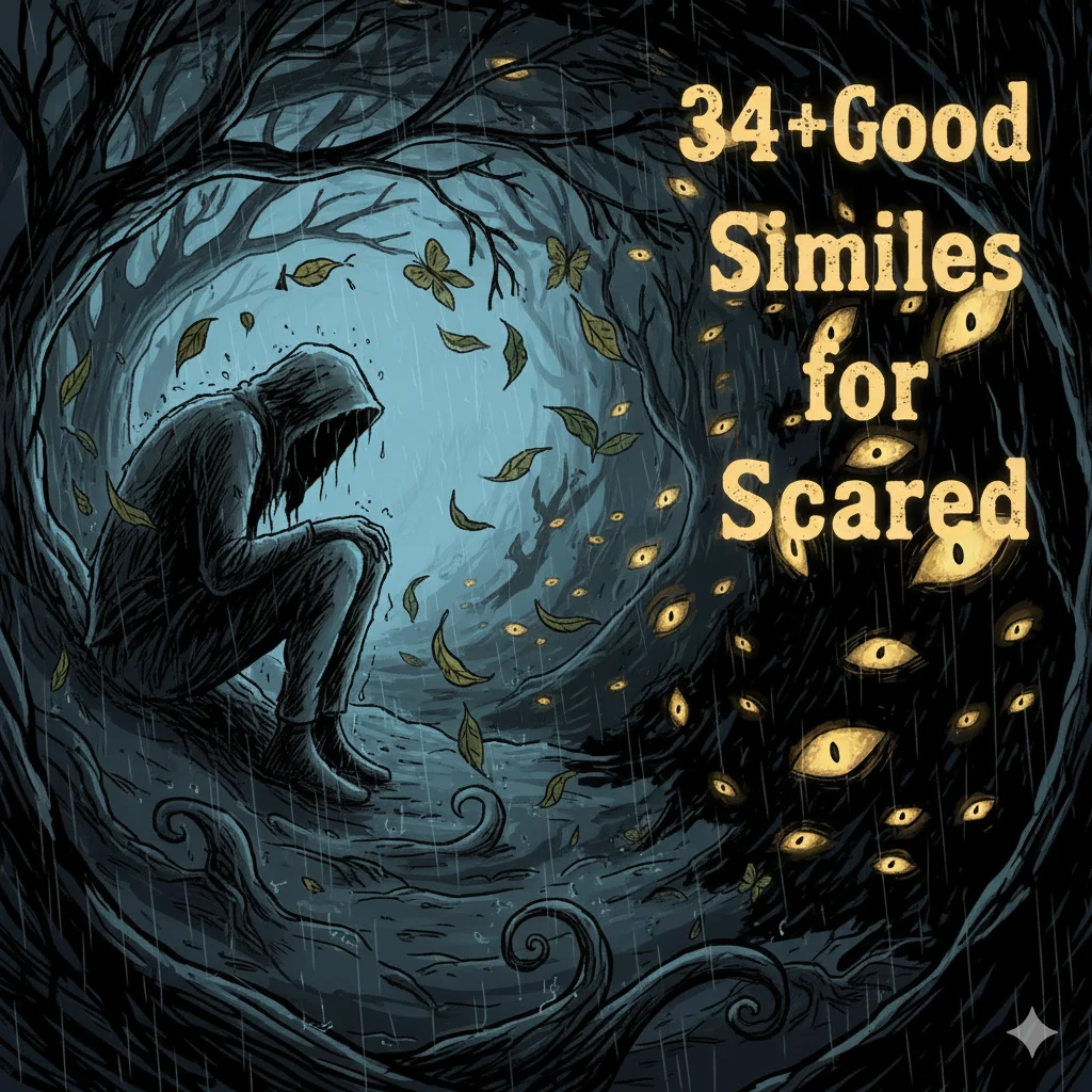 Good Similes for Scared