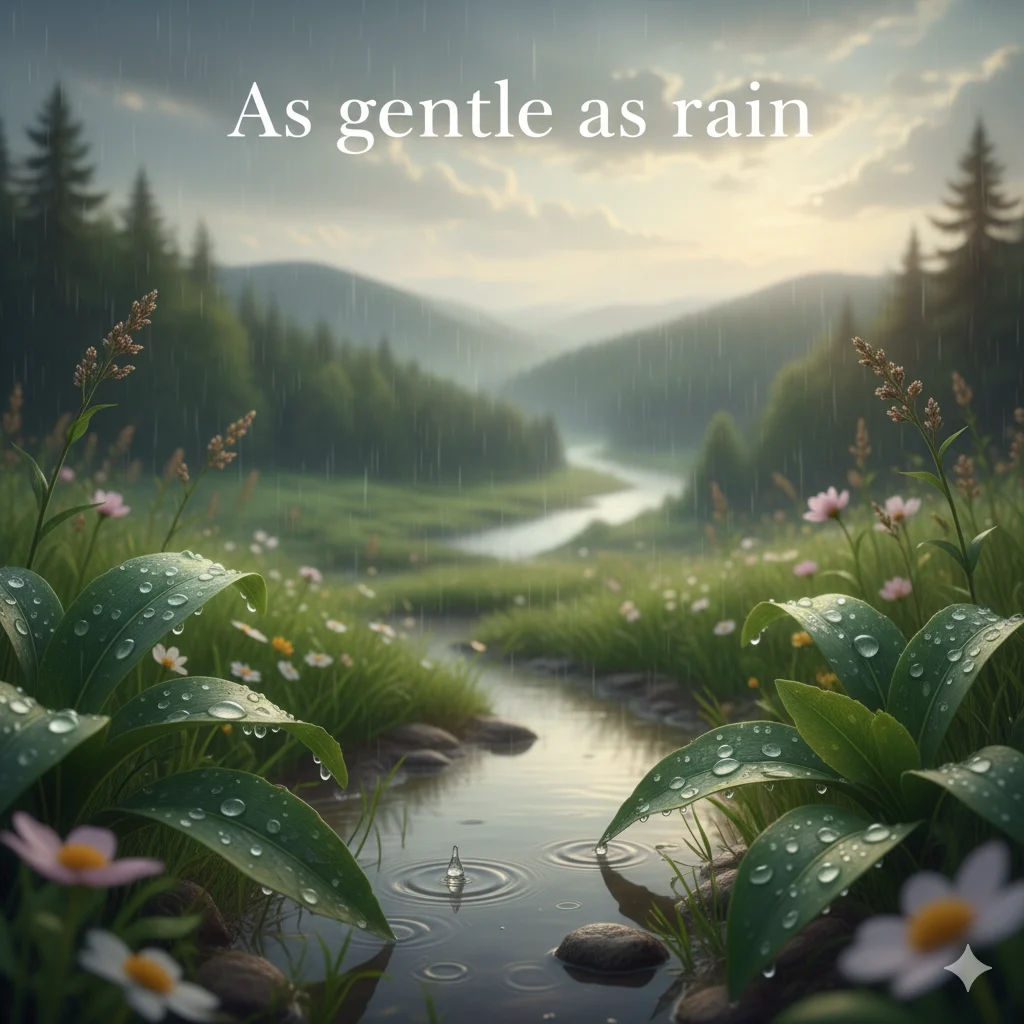 As gentle as rain