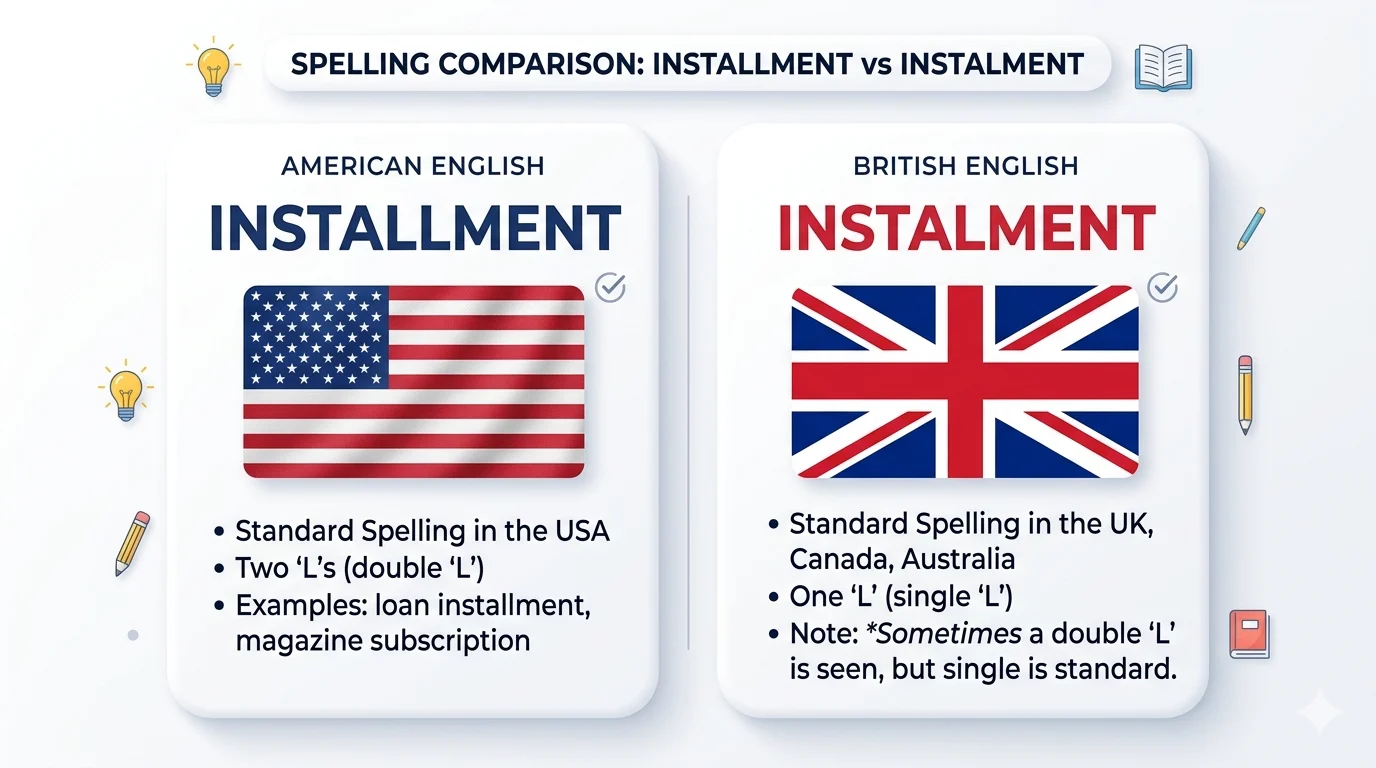 Installment vs Instalment