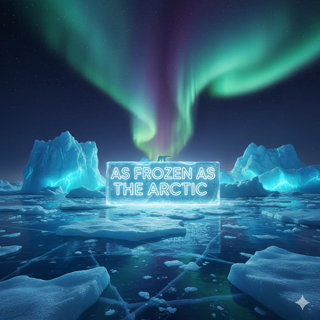 As frozen as the Arctic 