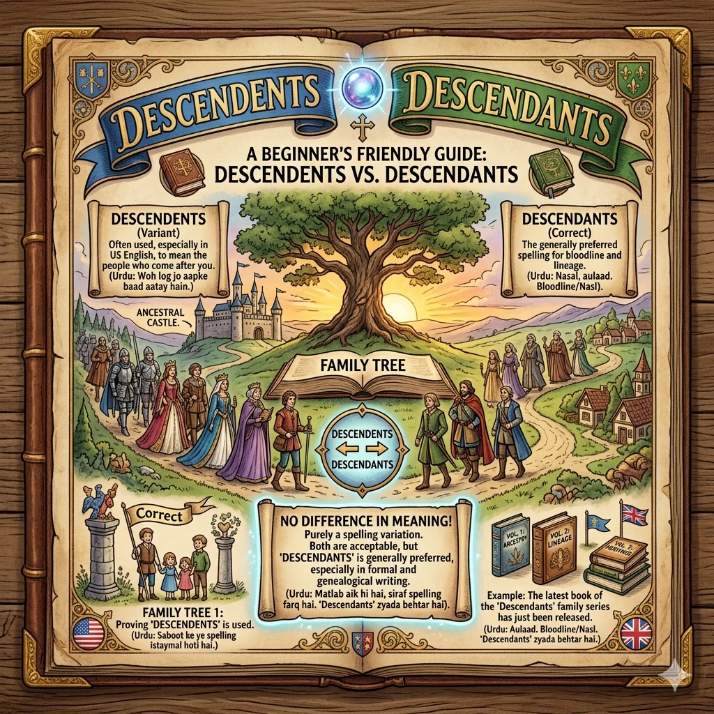 Descendents vs Descendants