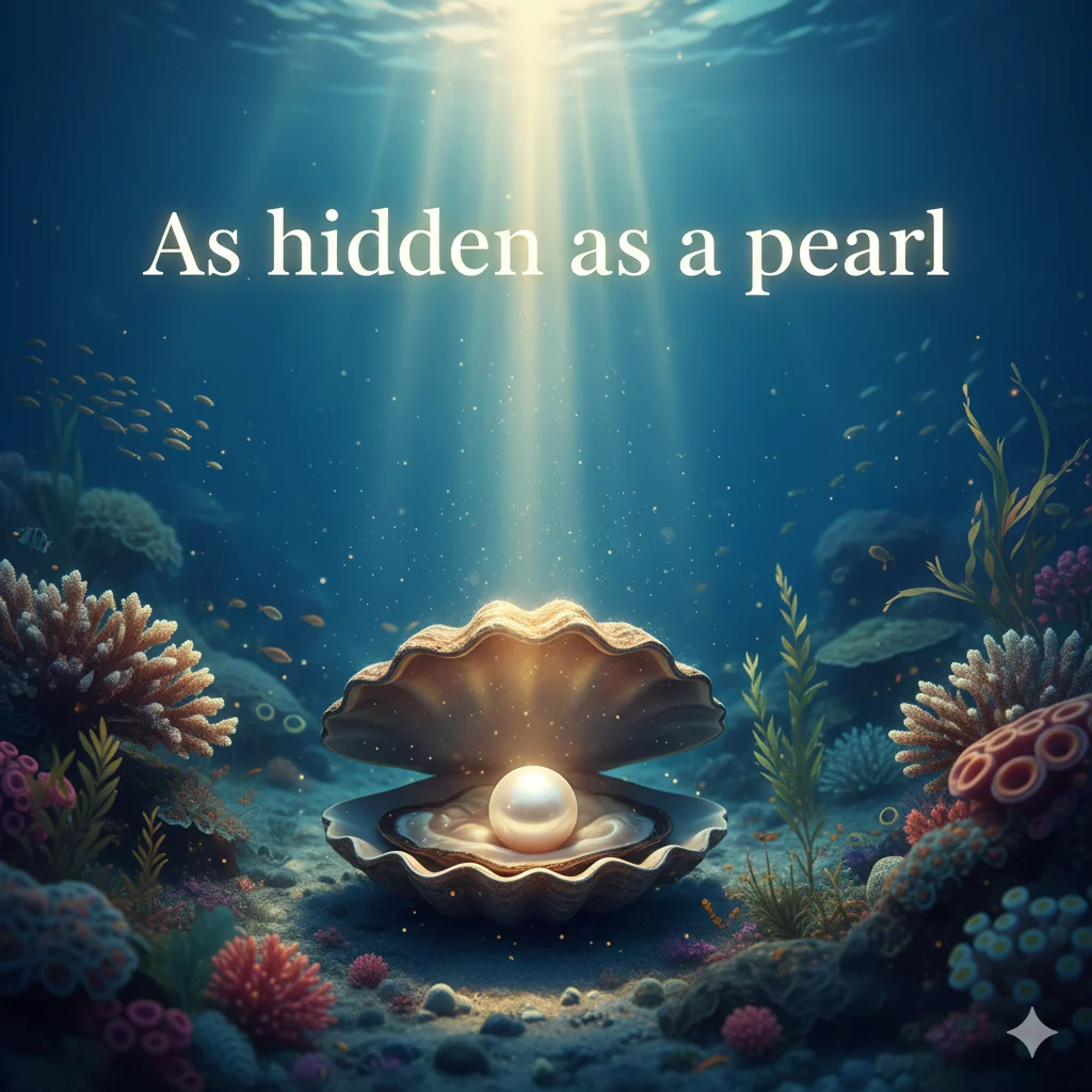 As hidden as a pearl