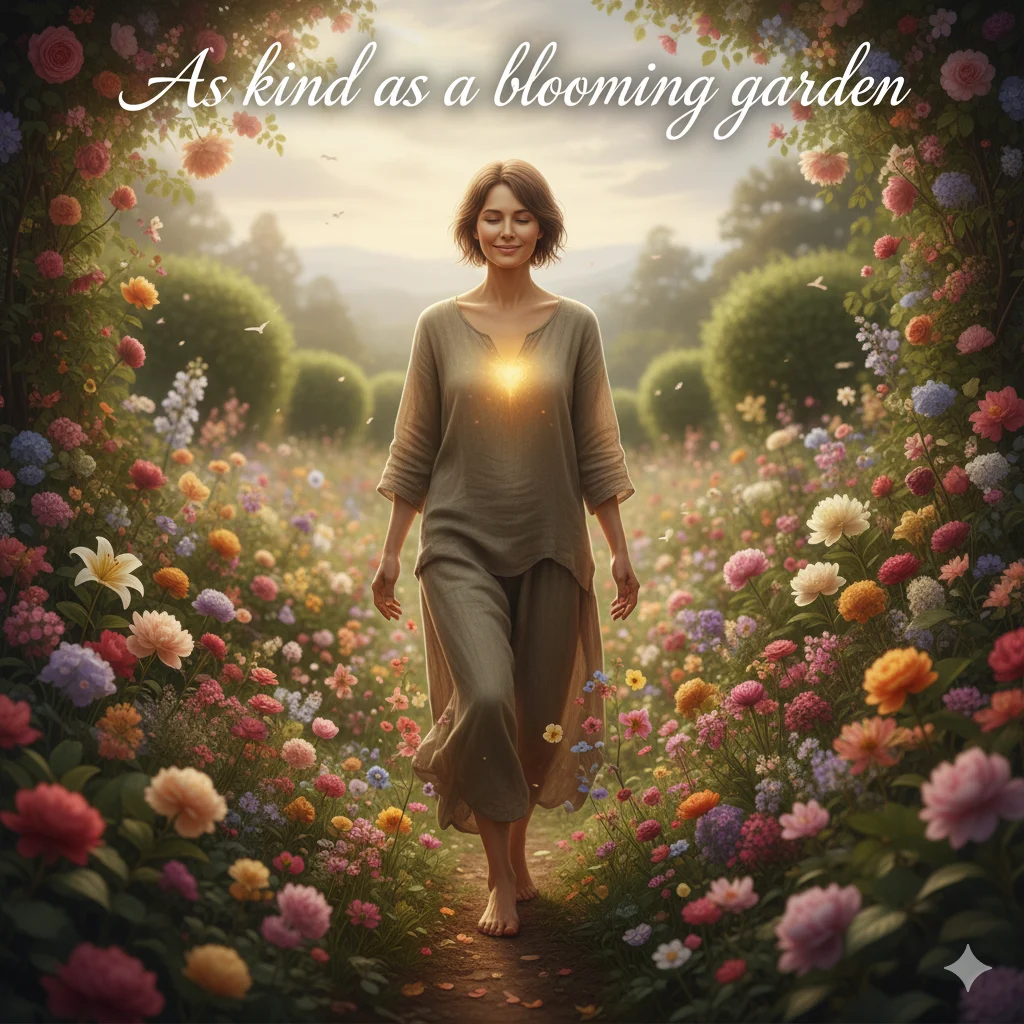As kind as a blooming garden