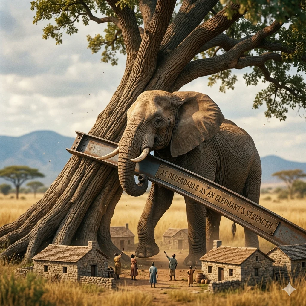 As dependable as an elephant’s strength