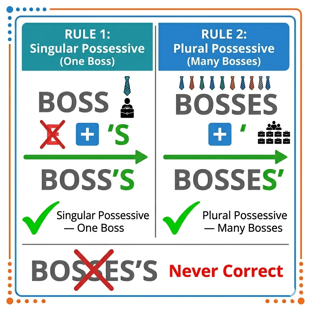 Boss's vs Bosses