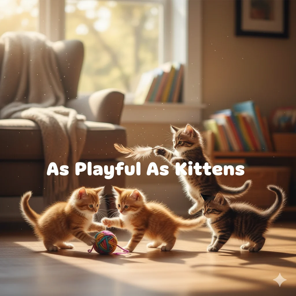 As playful as kittens