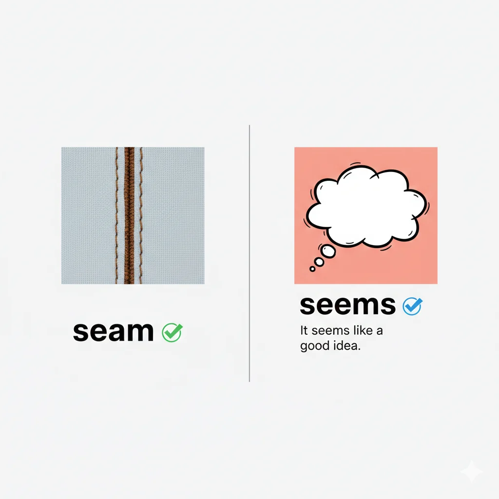 Seams vs Seems