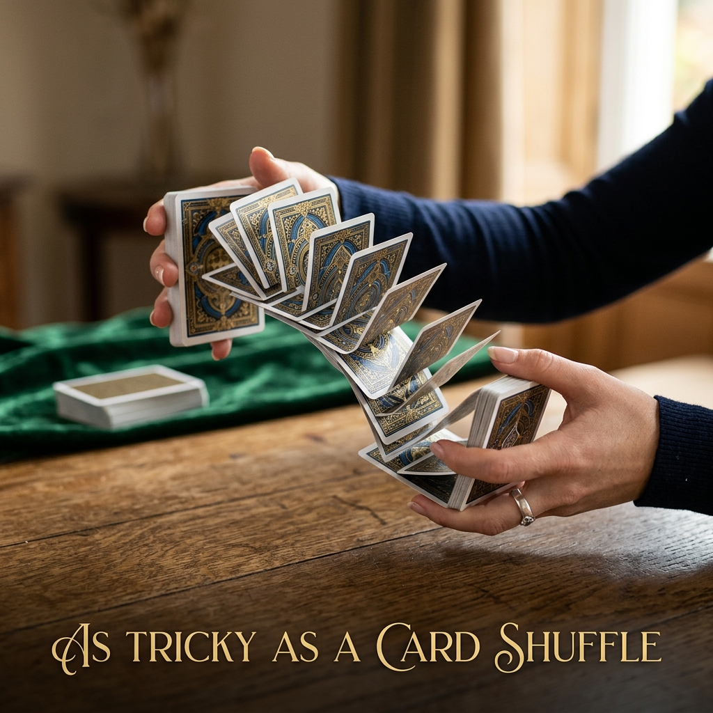  As tricky as a card shuffle