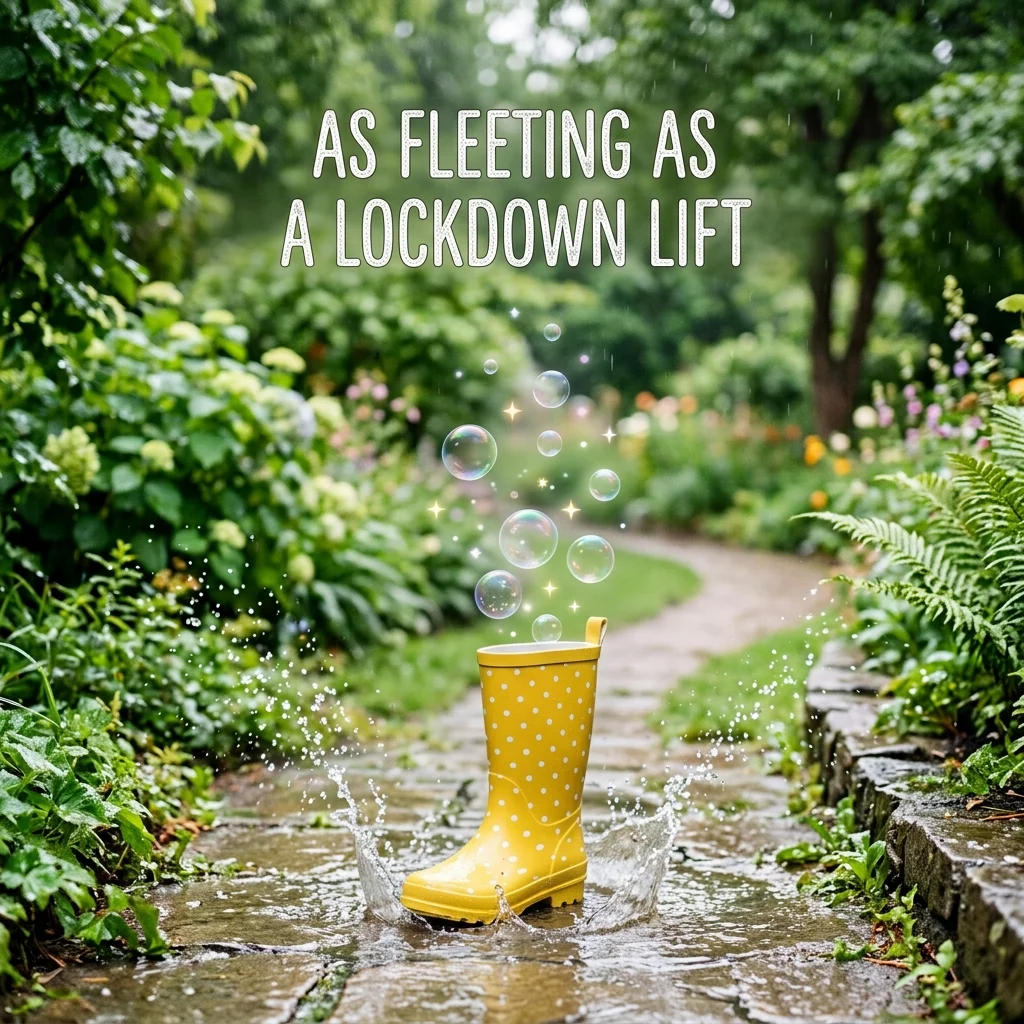 As fleeting as a lockdown lift