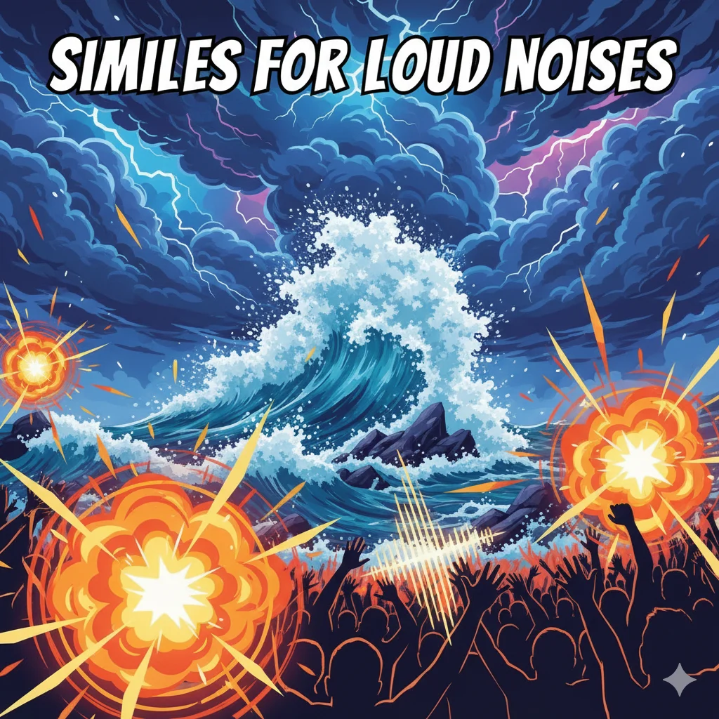 Similes for Loud Noises