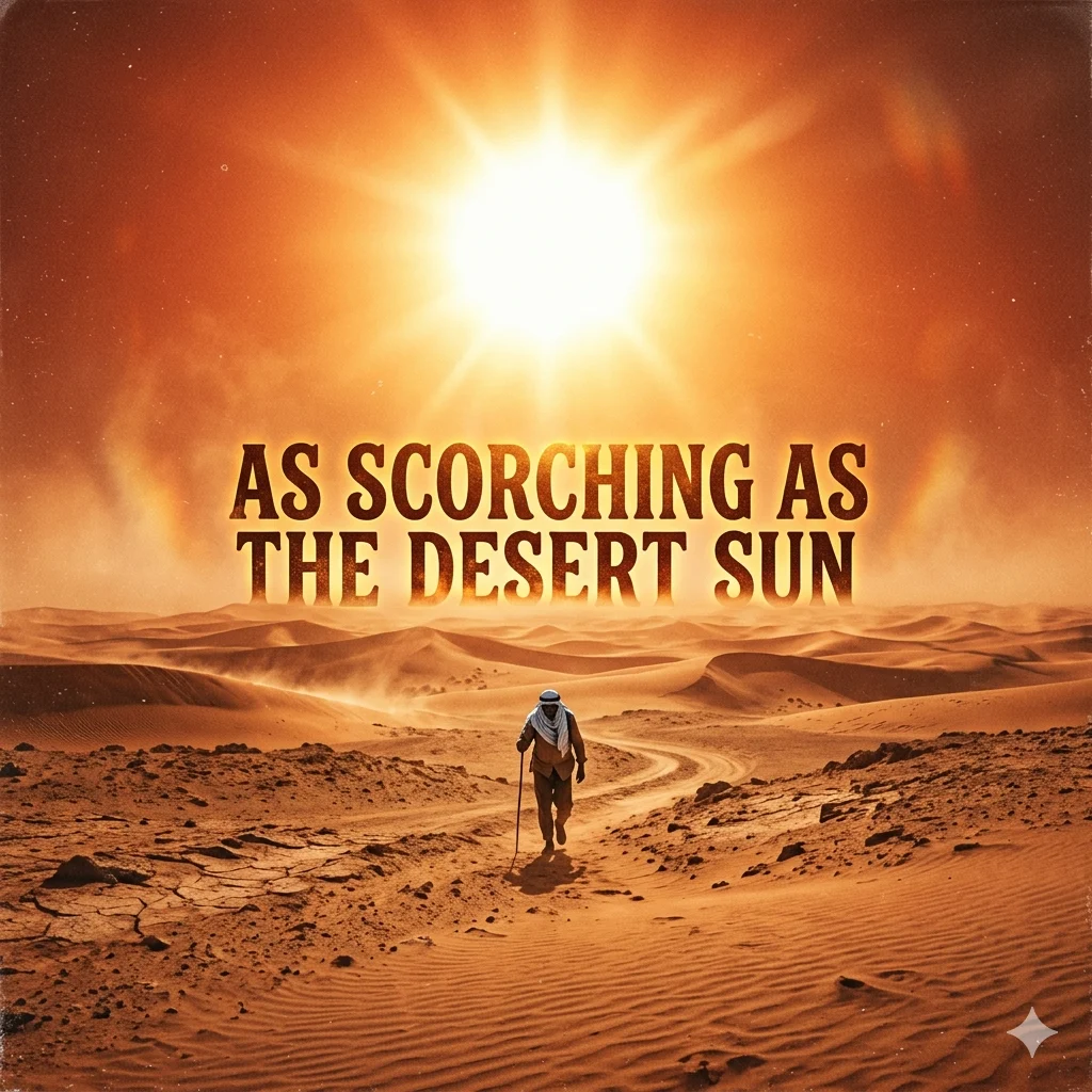 As scorching as the desert sun