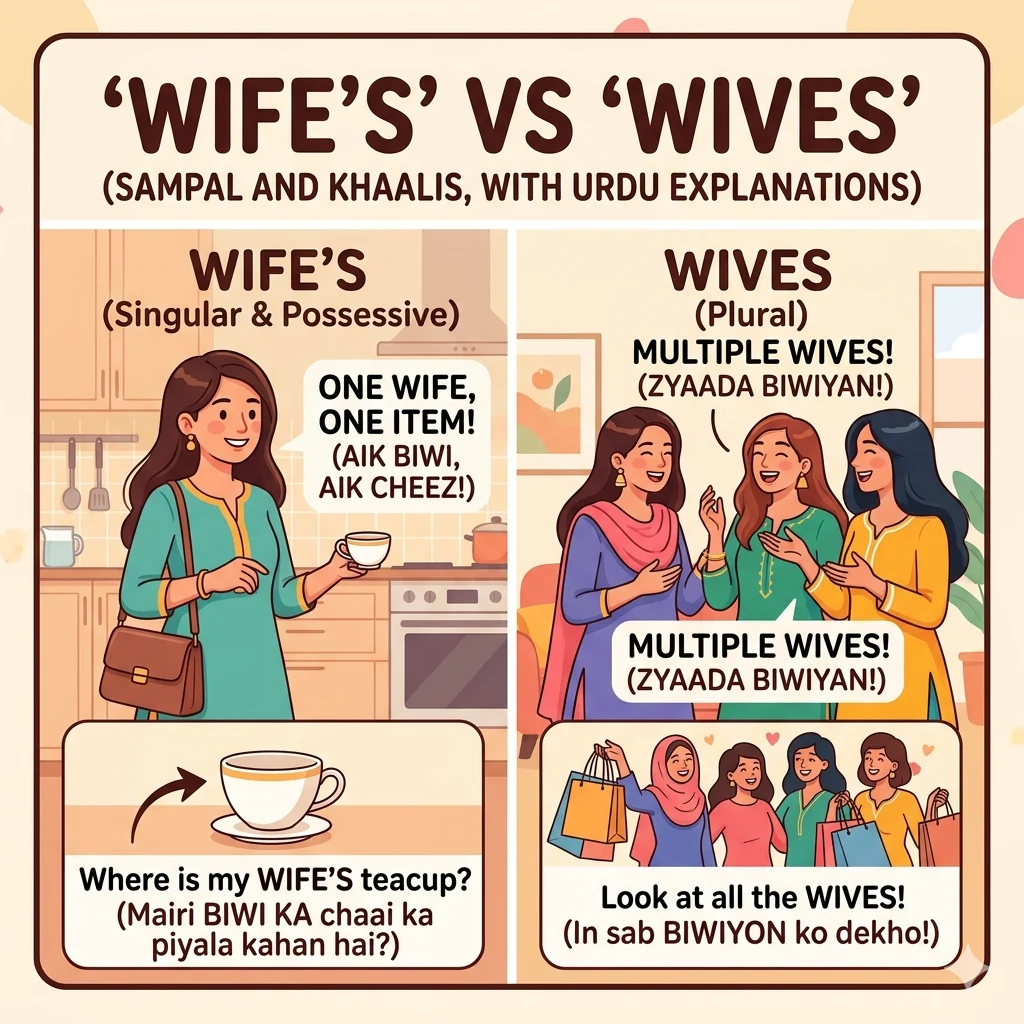 Wife's vs Wives