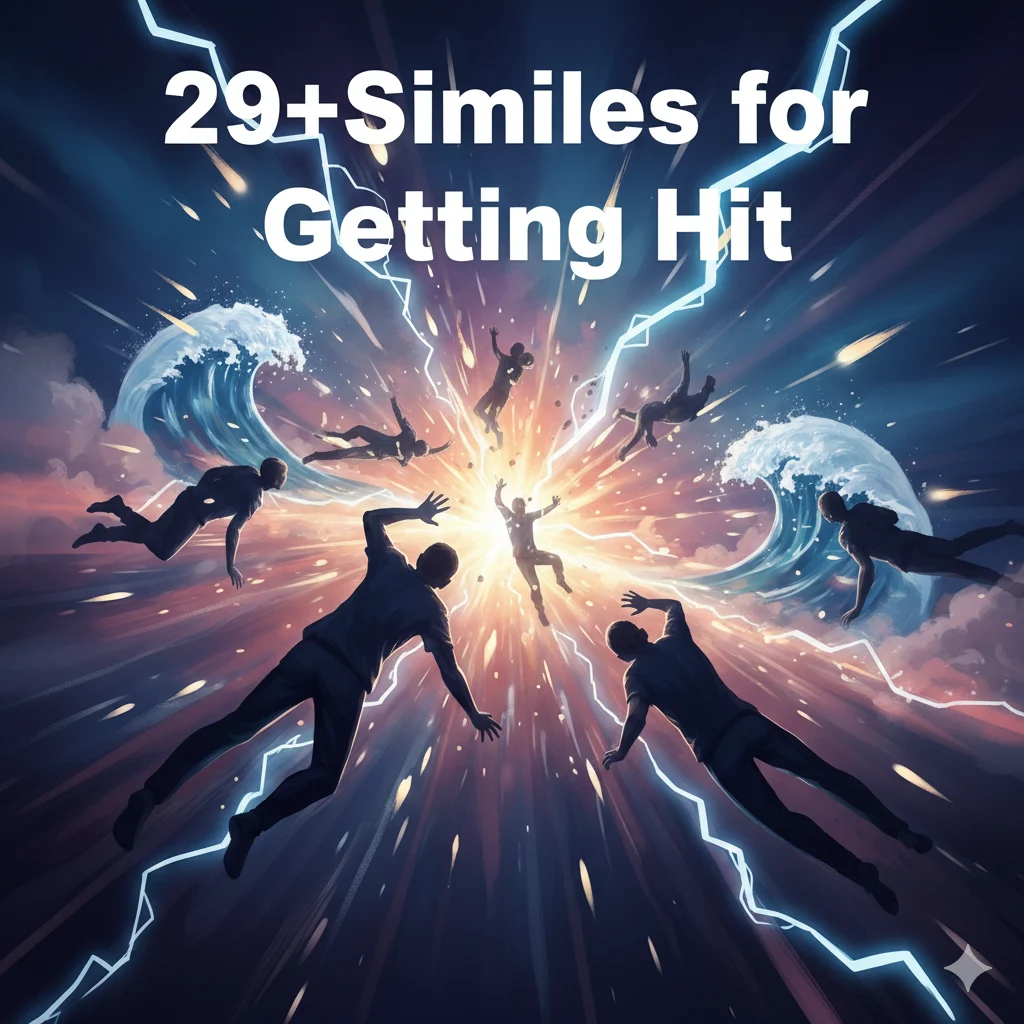 Similes for Getting Hit