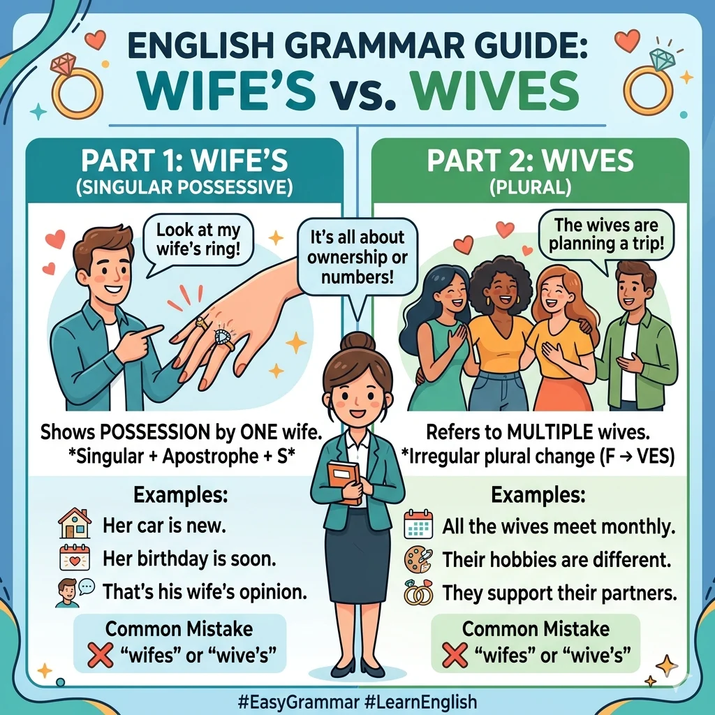 Wife's vs Wives