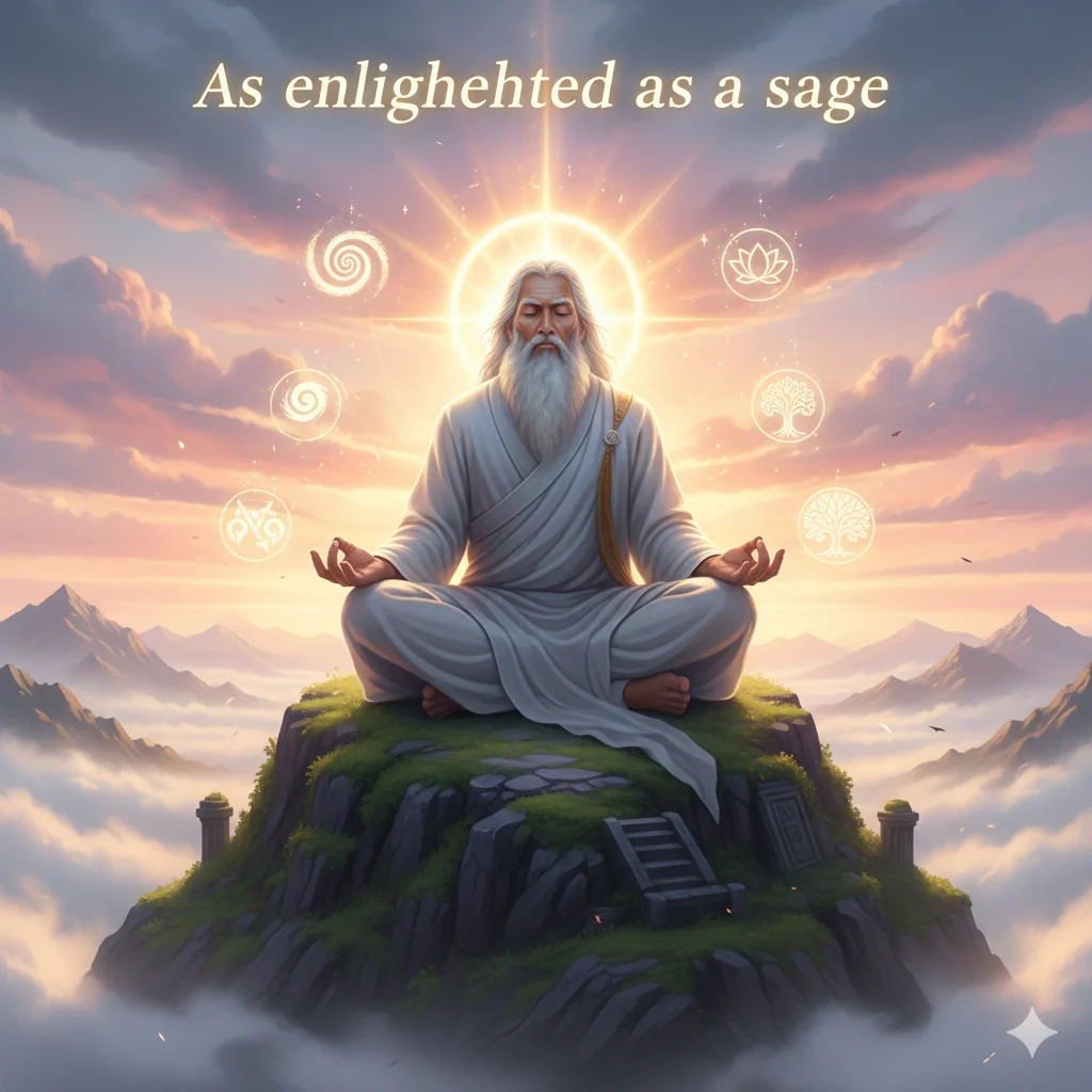 As enlightened as a sage